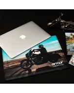 Armor' Laptop EMF radiation and heat shield - Blue Rider - Medium 14" inches